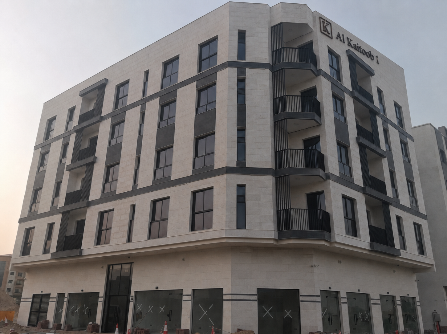 K1 building exterior, day